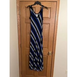 Cache striped maxi dress size 10